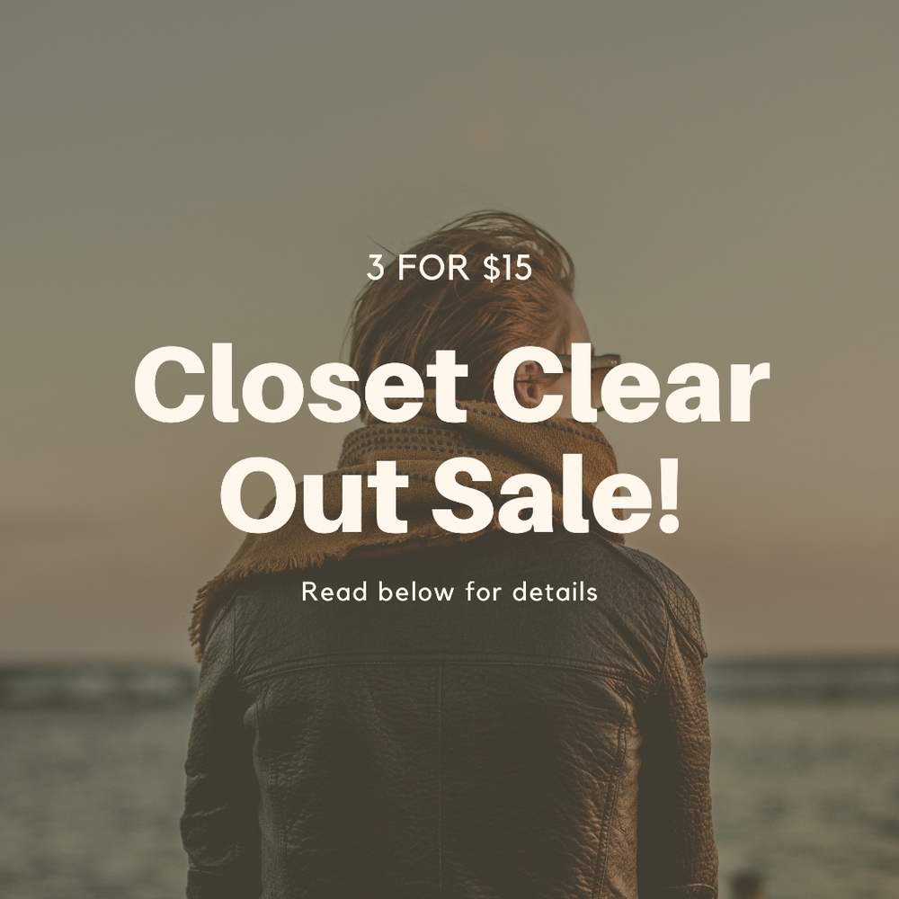 3 for $15 plus shipping